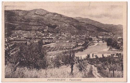 P04226 cartolina pontassieve - cartolina,