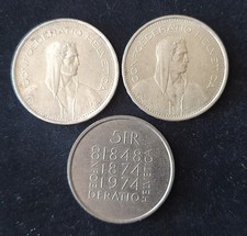 Svizzera 5 Franchi 1966