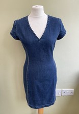 Armani Jeans abito body blu