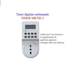 TIMER DIGITALE SETTIMANALE