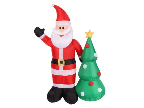 Babbo natale con albero - albero, di