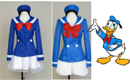 Costume cosplay paperino - costume,