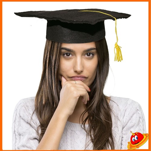 Cappello nero tocco - tocco, laurea
