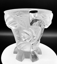 Vaso rosa smerigliato