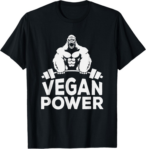 Fun gym gorilla vegan power - gorilla,