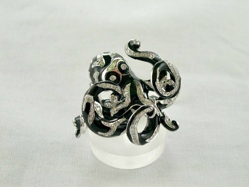 Anello polpo argento 925 - argento, in
