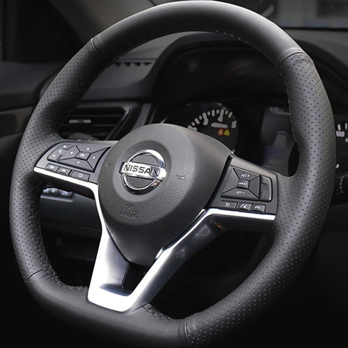 Coprivolante nero pelle - coprivolante,