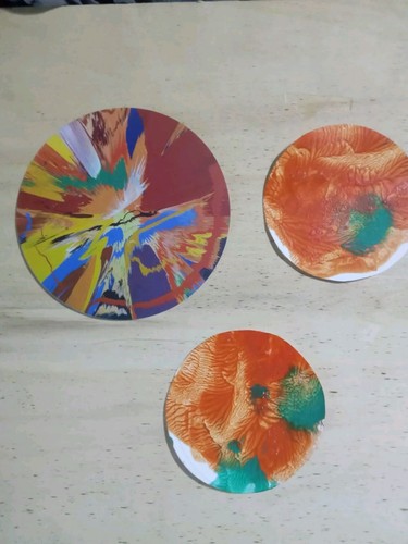 Damien hirst postcard circle - damien,