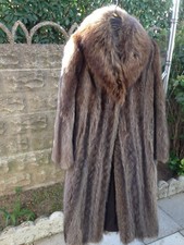 Pelliccia volpe argentata taglia 44