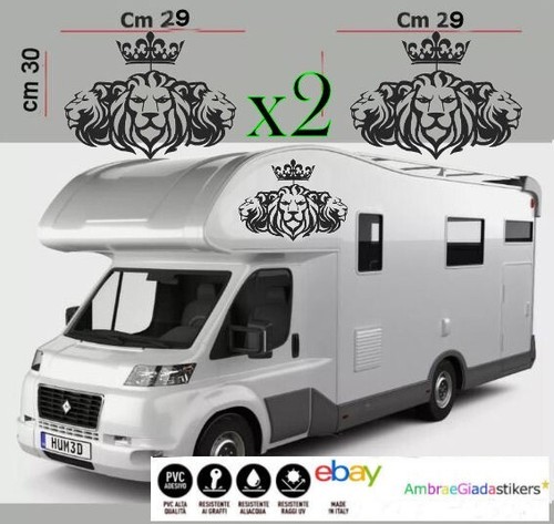 Adesivi king camper roulotte - 2,