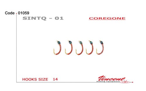 Lenza pronta coregone ami - lenza,