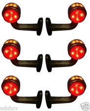 3 Coppie Led-Type Struttura Laterale 24V Indicatore Luci Camion Telaio Roulotte