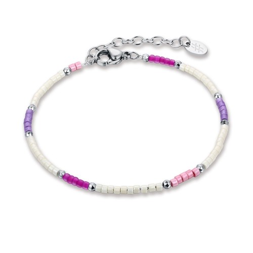 Bracciale perline bianche - perline, e