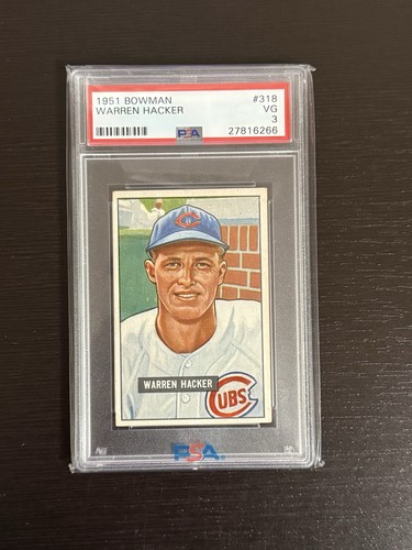 1951 bowman warren - bowman, #318