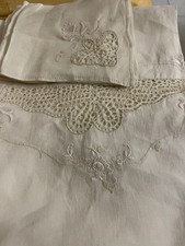 Antica grande tovaglia in