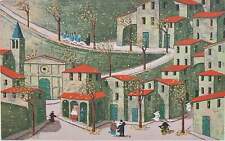 L'Autunno Norberto Proietti Opera SERIGRAFIA su Carta Firmata Quadro Dipinto