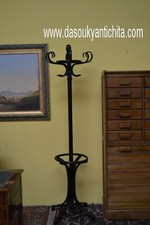 Attaccapanni da terra con portaombrelli stile Thonet