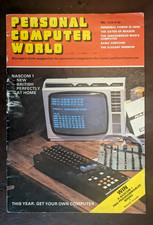 Personal Computer World, First Issue. Volume 1, Number 1, 1978. Good condition.