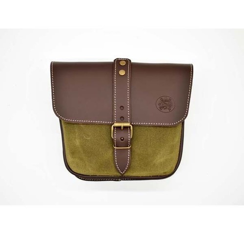 Borsa fianchetto pelle marrone