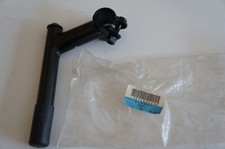 MTB BICI CORSA steel silver attacco manubrio pipa MONTAIN BIKE CITY BIKE