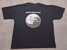 Vintage JERZEES Karate Monkey Tribe T Shirt Ying Yang XL Black