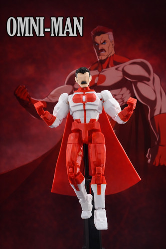 Modellino omni man - omni-man, invincible