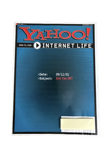 Yahoo magazine november - yahoo, 2001