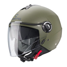 Casco Moto Jet Caberg Riviera V4 X Verde Militare Opaco C6HA6029