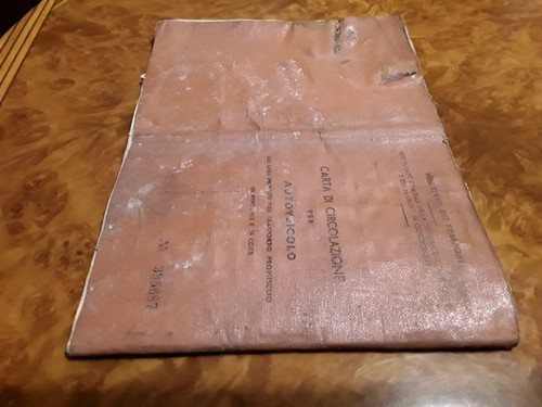 Libretto carta circolazione - libretto,
