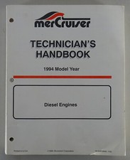Manuale Officina Mercurio Mercruiser V-8 Diesel & in-Line Anno Modello 1994