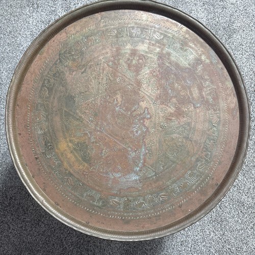 Tavolo vassoio marocco ottone - tavolo,