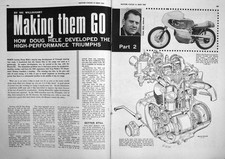 Vecchia rivista moto d'epoca