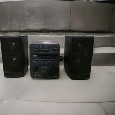 Impianto MINI Stereo Hi-fi CON CASSE.VINTAGE Senza Manuale 