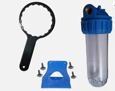 Contenitore Bicchiere Porta Filtro 10" Depuratore Addolcitore Acqua 3/4" Ottone