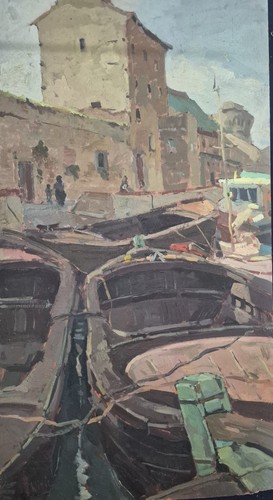 Dipinto olio tavola - dipinto,