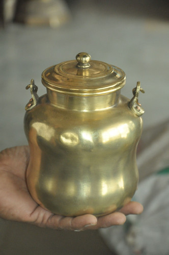 Vaso rame massiccio - in,