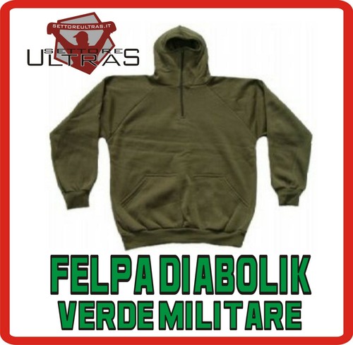 Felpa diabolik ninja mimetico - diabolik,
