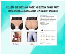 Mutandine vagina silicone anca