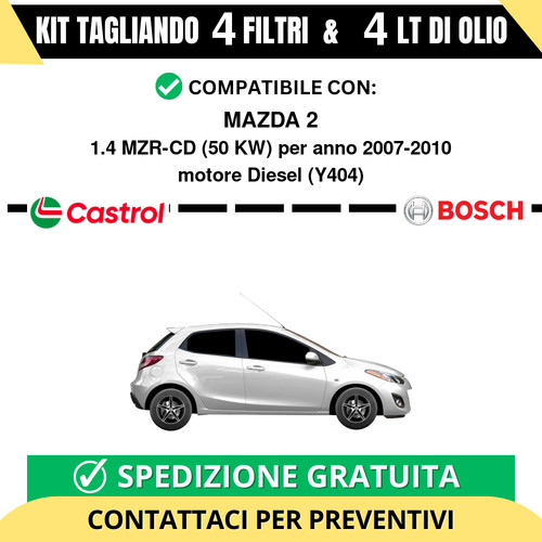 Tagliando filtri bosch - 4, e
