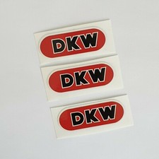 3 adesivi logo serbatoio DKW *