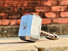 Nuova replica fatta a mano Marvel Avengers Thor Mjolnir martello arma del dio del tuono
