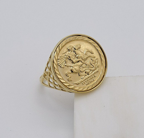 Anello mezza sovrana - anello,