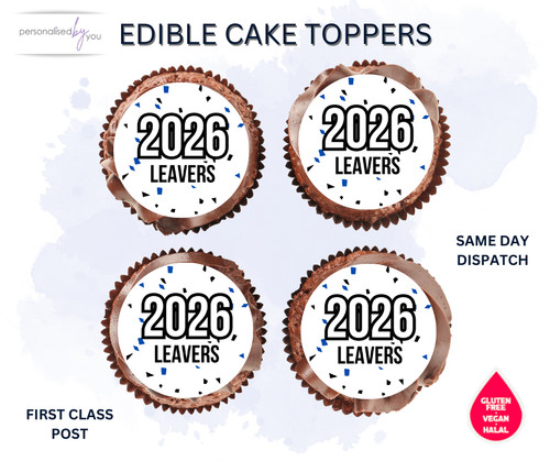 Edibile cupcake leavers 2026 - cupcake,