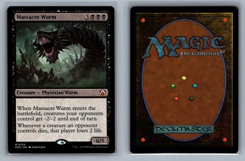 Massacre wurm 256 commander - massacre, #256