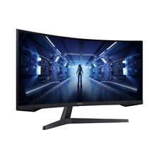 Samsung Odyssey G5 C34G55 34" Ultra WQHD QLED Monitor nero, curvo