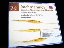 RACHMANINOV - Complete Piano Concertos - Rhapsody  [ 3 CD ]