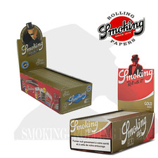 Cartine Smoking® Oro Corte Doppio Oro - Confezione 25 Libretti