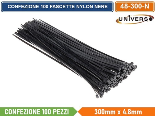 Confezione 100 pezzi fascette - confezione,