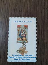 Gerusalemme, Holy Card, Terra Santa, Fiori
