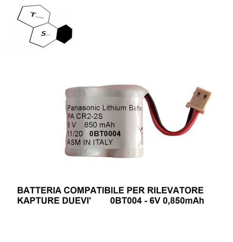 Batteria 2xcr2 kapture - kapture, radio
